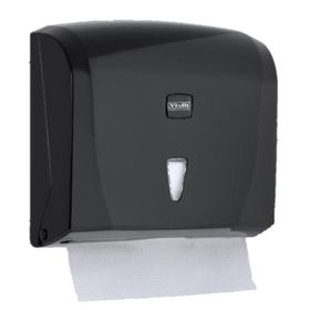Vialli K20B 200 Kağıt Siyah Banyo Mutfak Lavabo Pratik Z Katlı Kağıt Havlu Dispenseri
