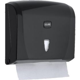 Vialli K20B 200 Kağıt Siyah Banyo Mutfak Lavabo Pratik Z Katlı Kağıt Havlu Dispenseri