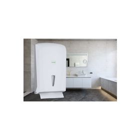 Vialli K21 Beyaz 400 Havlu Kapasite Z Katlı Kağıt Havlu Dispenseri