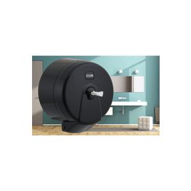 Vialli K3B Siyah Mini Cimri Tuvalet Kağıdı Dispenseri
