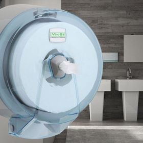 Vialli K3T Şeffaf Mini Cimri Tuvalet Kağıdı Dispenseri