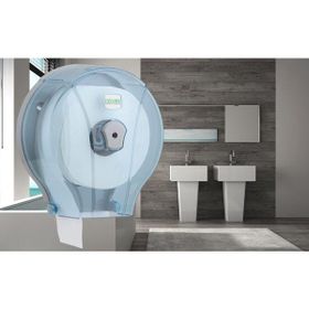 Vialli MJ1T Şeffaf Mini Jumbo Tuvalet Kağıdı Dispenseri