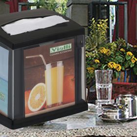 Vialli NG11B Siyah Masaüstü Peçete Dispenseri