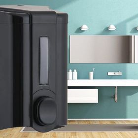 Vialli S2B Siyah 500ml Sıvı Sabun Dispenseri