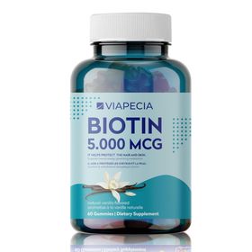 Viapecia Biotin 5000 mcg 60 Çiğnenebilir Tablet