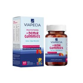 Viapecia Multivitamin Demir Gummies 60 Çiğnenebilir Tablet