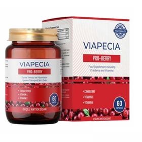 Viapecia Pro Berry Turna Yeşili Vitaminler İçeren 60 Kapsül
