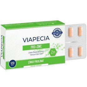 Viapecia Pro Zinc Çinko Pikolinat İçeren 120 Tablet