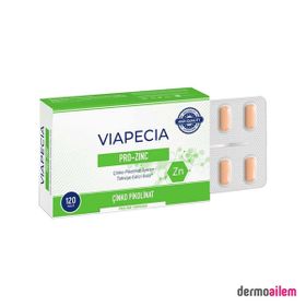 Viapecia Pro Zinc Çinko Pikolinat İçeren 120 Tablet