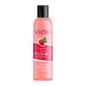 Viaxi 177 ml Çilek Aromalı Masaj Yağı