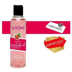 Viaxi 177 ml Çilek Aromalı Masaj Yağı
