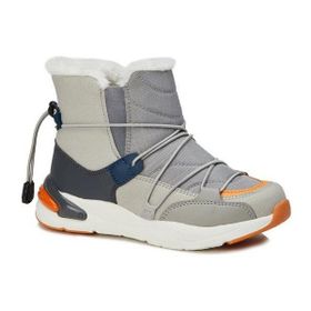 Vicco 21K.368 Gri Renk Kürklü Bilek Boy Kalın Taban Unisex Çocuk Botu