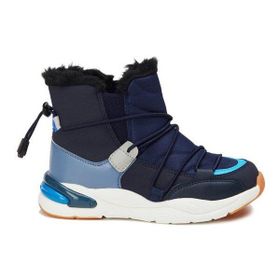Vicco 21K.368 Lacivert Renk Kürklü Bilek Boy Kalın Taban Unisex Çocuk Botu