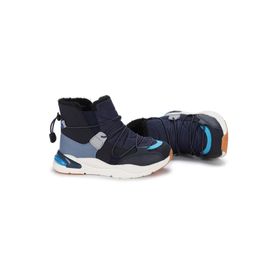 Vicco 21K.368 Lacivert Renk Kürklü Bilek Boy Kalın Taban Unisex Çocuk Botu