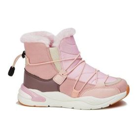 Vicco 21K.368 Pudra Renk Kürklü Bilek Boy Kalın Taban Unisex Çocuk Botu
