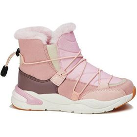 Vicco 21K.368 Pudra Renk Kürklü Bilek Boy Kalın Taban Unisex Çocuk Botu