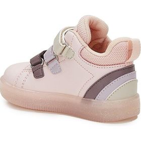 Vicco 220.F22K.180 Pudra Renk Bilek Boy Cırt Model Işıklı Unisex Çocuk Bot