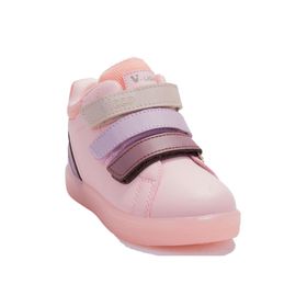 Vicco 220.F22K.180 Pudra Renk Bilek Boy Cırt Model Işıklı Unisex Çocuk Bot