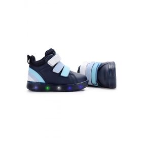 Vicco 220-F22K-180 Rainbow Lacivert Işıklı Spor Unisex Çocuk Bot