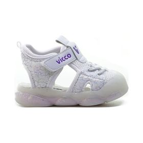 Vicco 24y 321.211 Bk Monrovia Işıklı Hafif Anatomik Taban Günlük Beyaz Kız Çocuk Sandalet