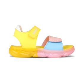 Vicco 321.B24Y.223 Laura Işıklı Sarı Pudra Kız Çocuk Sandalet