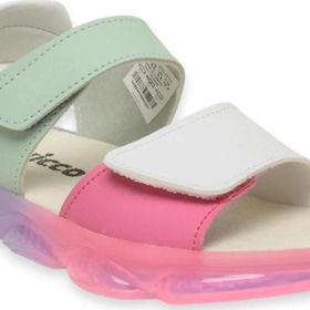 Vicco 321.B24Y.223 Laura Rahat Esnek Işıklı Mint Beyaz Kız Çocuk Sandalet