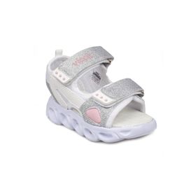Vicco 332.P21Y189 Roy Patik Phylon Işıklı Beyaz Kız Çocuk Sandalet