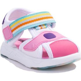 Vicco 332P24Y202CN Flow II Ortopedik Günlük Beyaz Pembe Kız Çocuk Spor Sandalet