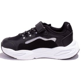 Vicco 346F24Y130 Chou Ortopedik Siyah Kız Çocuk Spor Ayakkabı