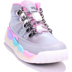 Vicco 946F24K417 Ellen Ortopedik Günlük Işıklı Gri Kız Çocuk Spor Bot