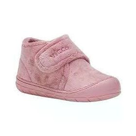 Vicco 959-B19K-446 Color Pembe Renk Cırt Cırtlı Yarım Bilek Unisex Bebek Pandufu