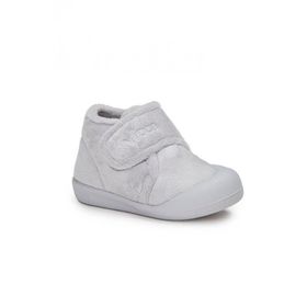 Vicco 959-B19K-446 Gri Renk Rahat Kalıp Cırt Cırtlı Yarım Bilek Unisex Bebek Pandufu
