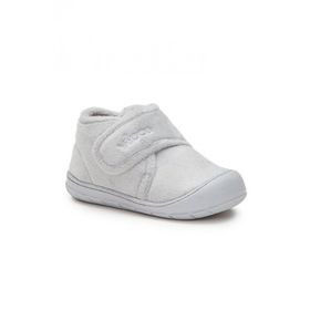 Vicco 959-B19K-446 Gri Renk Rahat Kalıp Cırt Cırtlı Yarım Bilek Unisex Bebek Pandufu