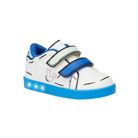 Vicco Picasso Işıklı Beyaz Saks Mavi Erkek Çocuk Sneaker