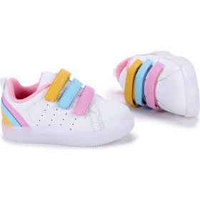 Vicco Sun 220.21Y.212 Beyaz-Pembe Unisex Çocuk Sneaker Ayakkabı