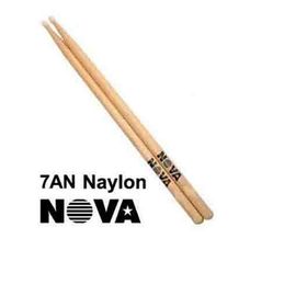 Vicfirth N7AN Çift Nova 7A Nylon Tıp Hıckory 15 1/2x0 Baget