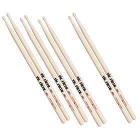 Vicfirth P5B.3-5B.1 3+1 Çift 5B Wood Hickory 16X0.595 Me Baget