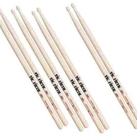 Vicfirth P5B.3-5B.1 3+1 Çift 5B Wood Hickory 16X0.595 Me Baget