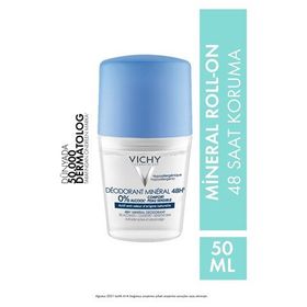 Vichy 48 Saat Terleme Karşıtı Etkili Mineral 50 ml Roll-On