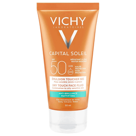 Vichy 50 ml Capital Soleil Dry Touch Karma ve Yağlı Ciltler İçin Güneş Koruyucu Krem