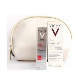 Vichy Capital Çanta Hediyeli Soleil UV-Age Daily Liftactiv H.A Serum