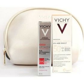 Vichy Capital Çanta Hediyeli Soleil UV-Age Daily Liftactiv H.A Serum