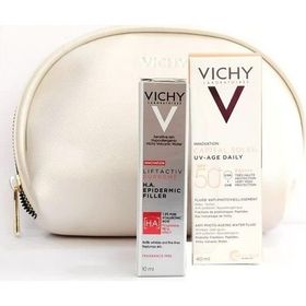 Vichy Capital Çanta Hediyeli Soleil UV-Age Daily Liftactiv H.A Serum