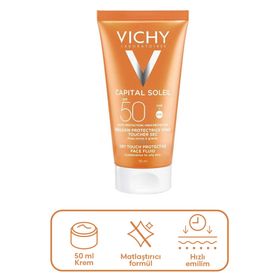 Vichy Capital Ideal Soleil Parlama Karşıtı Yüksek Korumalı SPF 50+ 50 ml Güneş Kremi