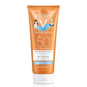 Vichy Capital Soleil Kids Wet Skin Gel SPF5 50+ 200 ml Çocuklar için Güneş Koruyucu