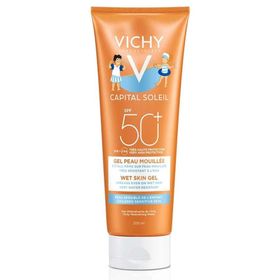 Vichy Capital Soleil Kids Wet Skin Gel SPF5 50+ 200 ml Çocuklar için Güneş Koruyucu