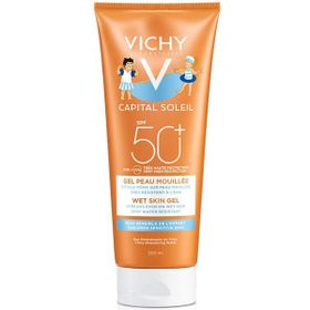 Vichy Capital Soleil Kids Wet Skin Gel SPF5 50+ 200 ml Çocuklar için Güneş Koruyucu