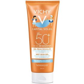 Vichy Capital Soleil Kids Wet Skin Gel SPF5 50+ 200 ml Çocuklar için Güneş Koruyucu
