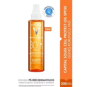 Vichy Capital Soleil SPF30+ 200 ml Güneş Koruyucu Yağ