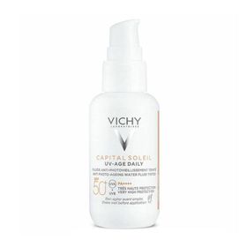 Vichy Capital Soleil UV-Age Daily SPF50+ Tinted Foto Yaşlanma Karşıtı Renkli 40 ml Yüz Güneş Kremi
